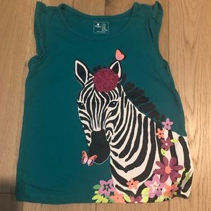 Gap zebra tank top size4T